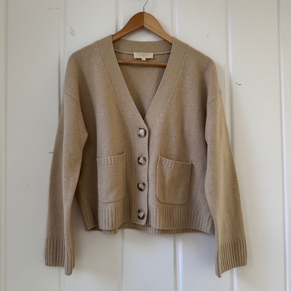 Sézane Jady Cardigan in Natural - Picture 3 of 6